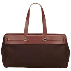 Hermes Brown Herbag Cabas MM 7