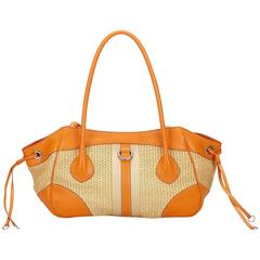 Prada Brown Straw Tote Bag 9