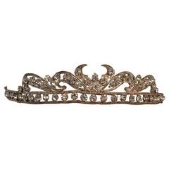 20s Crystal Tiara Brass Headband