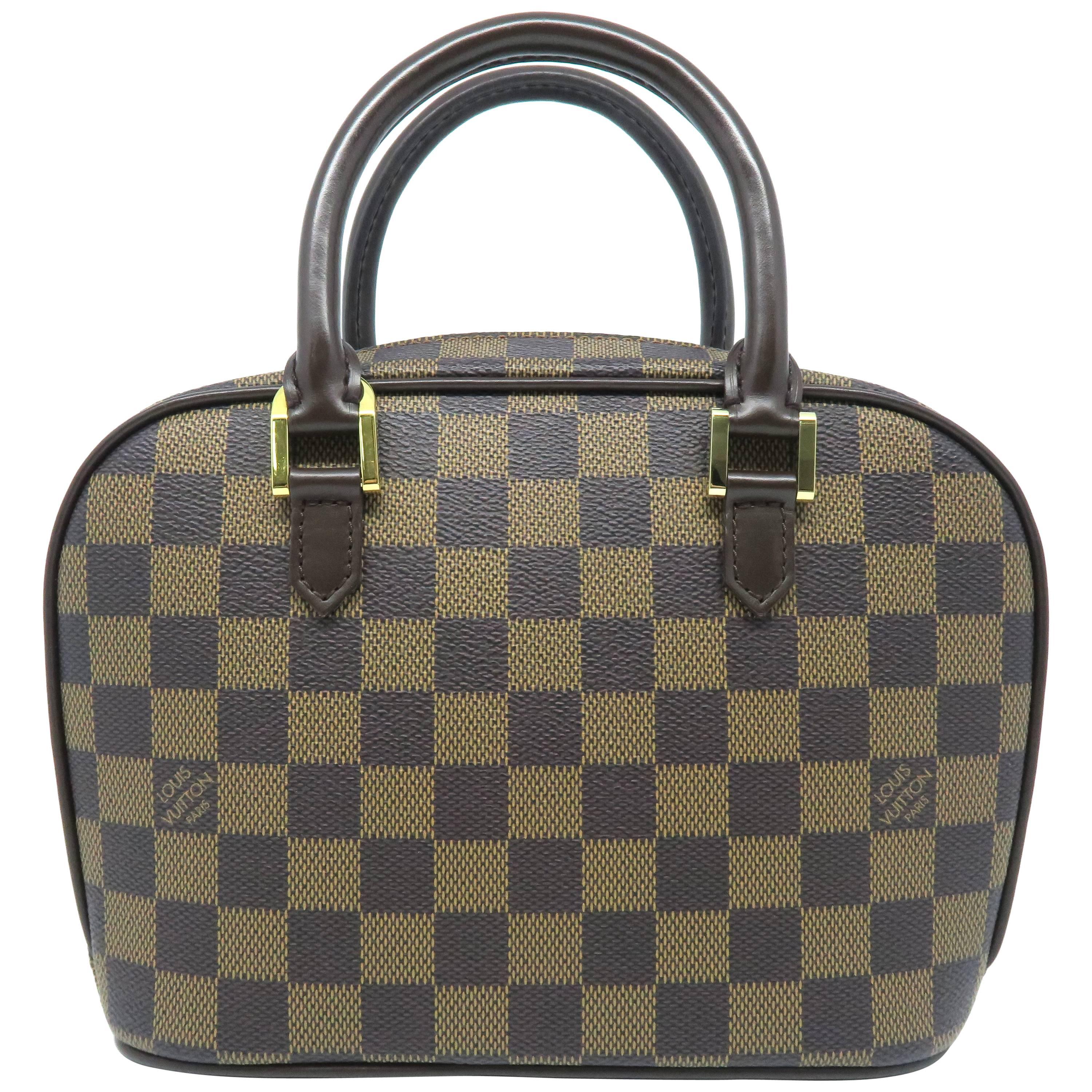 Louis Vuitton Sarria Mini Brown Damier Canvas Handbag For Sale