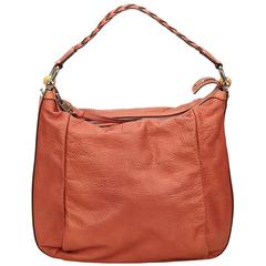 Gucci Orange Calf Leather Shoulder Bag 10