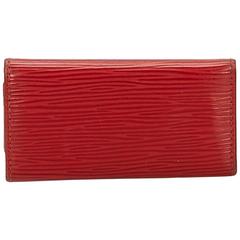 Louis Vuitton Red Epi 4 Key Holder 8