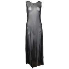 Chanel Black See Through Dress 1