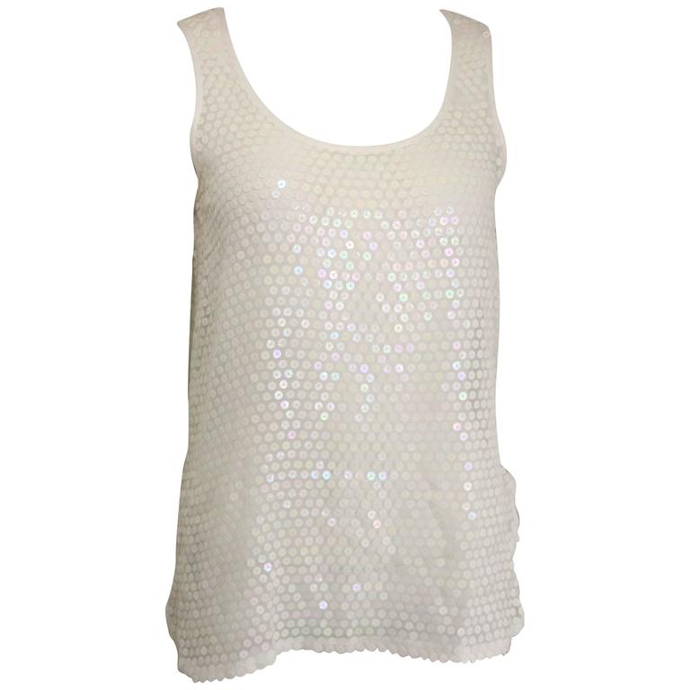 next white sequin top