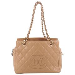 Chanel Petite Timeless Tote Quilted Caviar