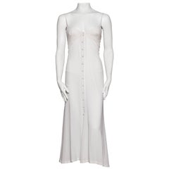1990s Gianni Versace Couture White Dress 10