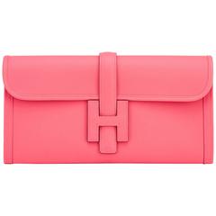 Hermes Rose Azalee Jige Elan Evercolor Rosa Cutch Tasche 29cm