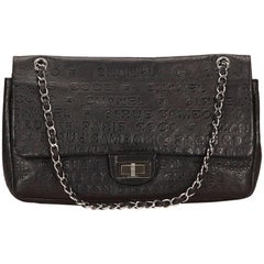 Chanel Black Calf Leather Jumbo Unlimited Flap Bag