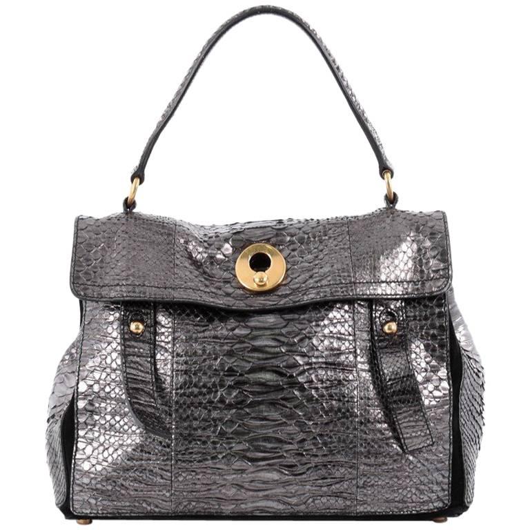 Saint Laurent Muse Two Handbag Python Medium