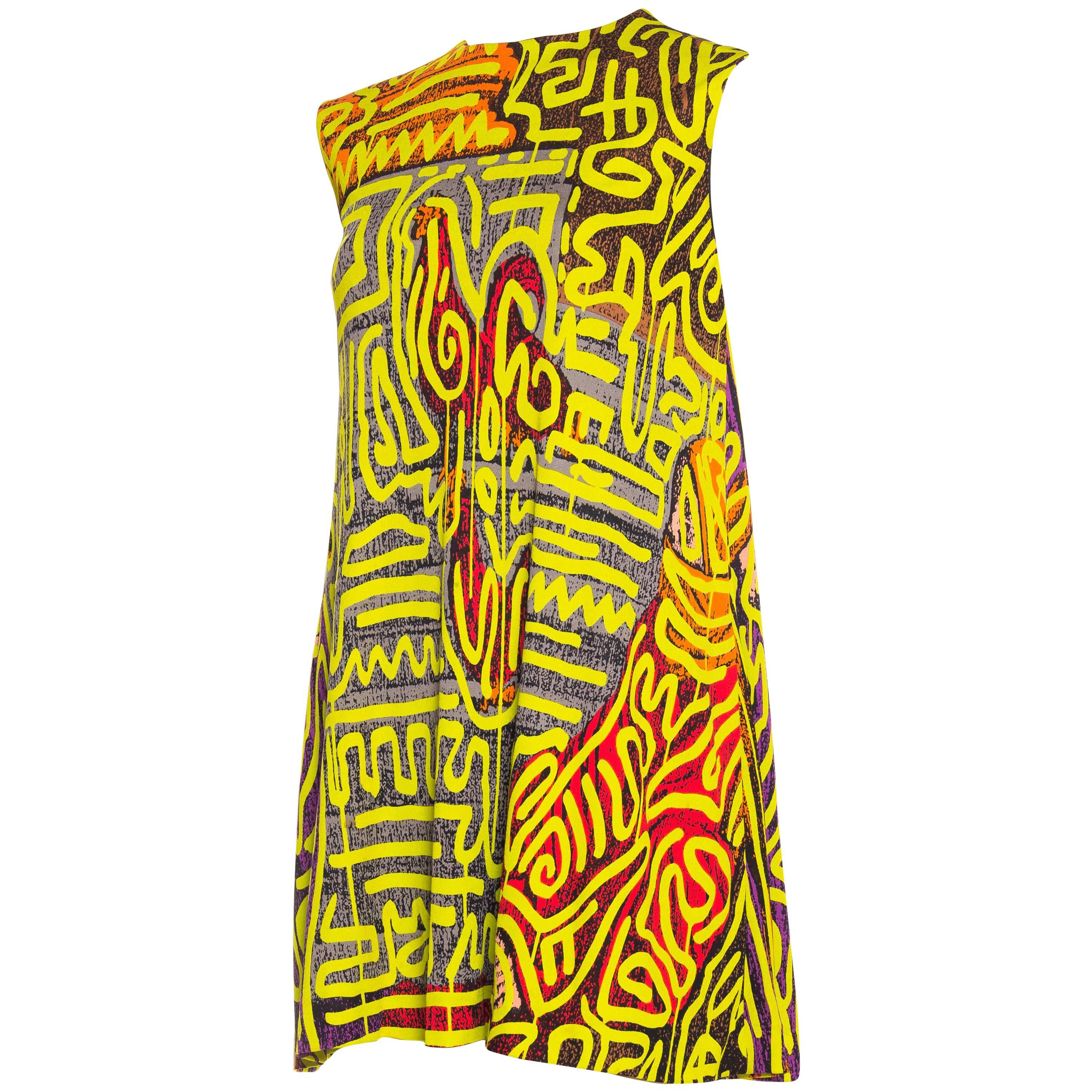 Stephen Sprouse Haring Cock Dress