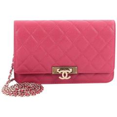 Chanel Golden Class Wallet on Chain Quilted Caviar Medium