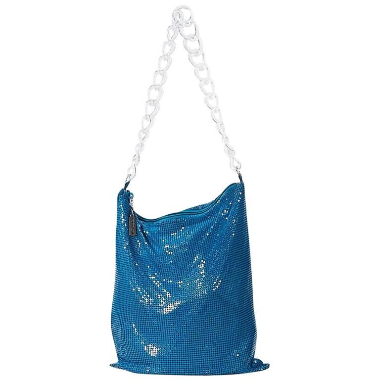 Blue Whiting & Davis Mesh Shoulder Bag