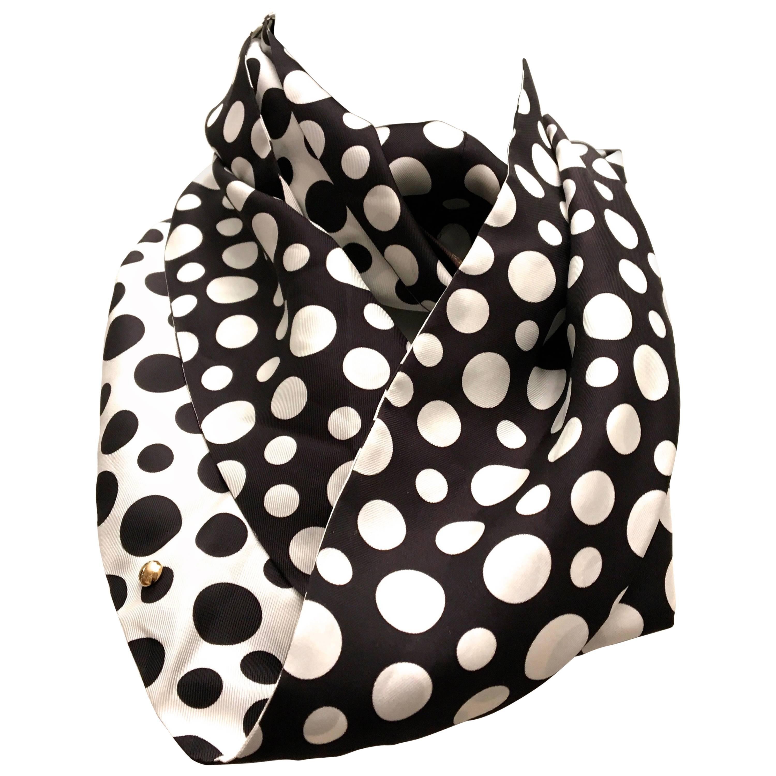 Louis Vuitton Silk Snood Scarf - Yayoi Kusama - Limited Release 