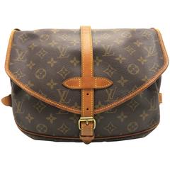 Louis Vuitton Sologne Brown Monogram Canvas Shoulder Bag