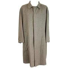Polo Ralph Lauren beige 100% wool coat trench raincoat size M Vintage 1990s
