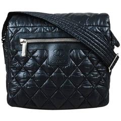 Chanel Black Quilted Nylon Small "Coco Cocoon" Messenger Bag