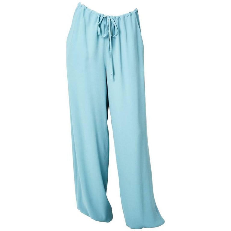 Martin Margiela for Hermes Silk Georgette Harem Pant at 1stDibs