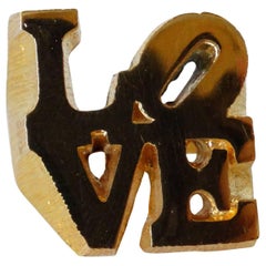 1970s Robert Indiana LOVE ring