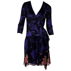 Multicolor Diane von Furstenberg Wrap Dress 5