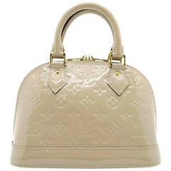 Louis Vuitton Alma BB Copper Vernis Satchel Bag