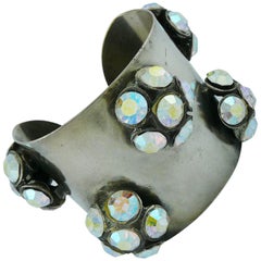 Paco Rabanne Used Rare Jewelled Cuff Bracelet