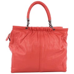 Bottega Veneta Chain Frame Shoulder Bag Leather Large