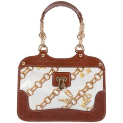 Louis Vuitton Limited Edition Monogram Cabas Charms Blanc Bag Purse