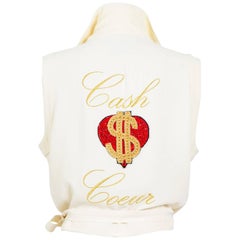 Sexy Vintage Moschino Couture "Cash Coeur" Wrap Top 3