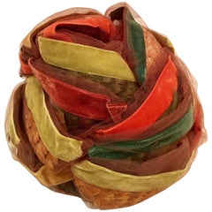 60'S Christian Dior Paris Velvet Ribbon and Feather Chapeaux 12