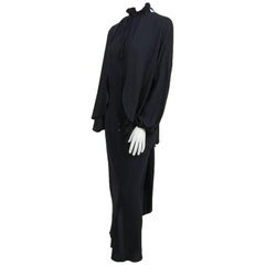 80s Crepe Halter Dress 
Jacket Set