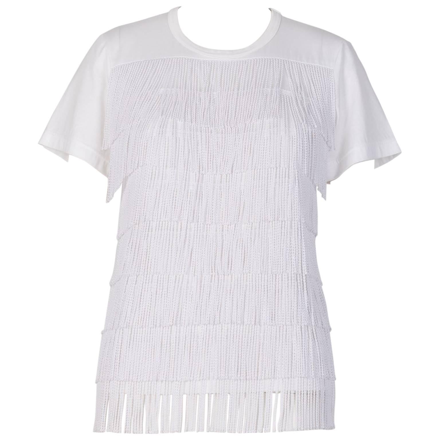 Junya Watanabe Tassel T-shirt For Sale