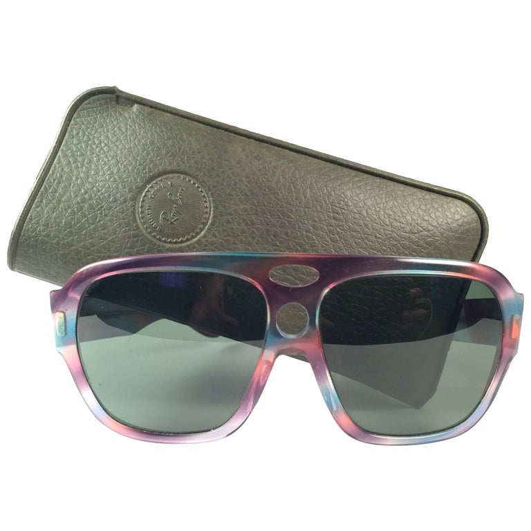 New Vintage Ray Ban B&L Corrigan II Multicolor G15 Grey 