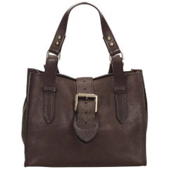 Mulberry Brown Leather Handbag 10