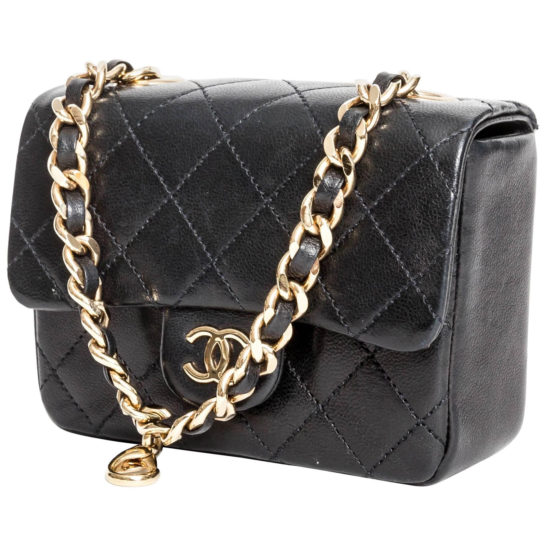 Chanel Vintage Micro Mini Classic Bag Charm