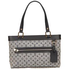 Louis Vuitton Gray Monogram Mini Lin Lucille PM 1