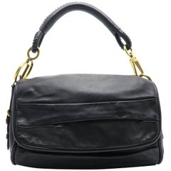 Dior Lambskin Leather Shoulder Bag Black
