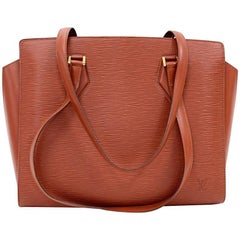 Louis Vuitton Dupleix Brown Kenyan Fawn Epi Leather Shoulder Bag