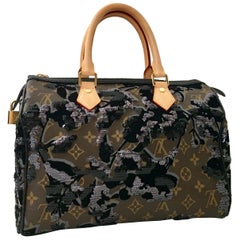 Louis Vuitton Limited Edition Fleur De Jais 35 Speedy Handbag