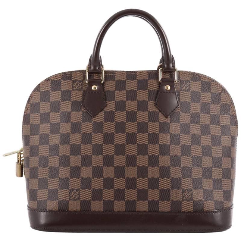 Louis Vuitton Vintage Alma Handbag Damier PM