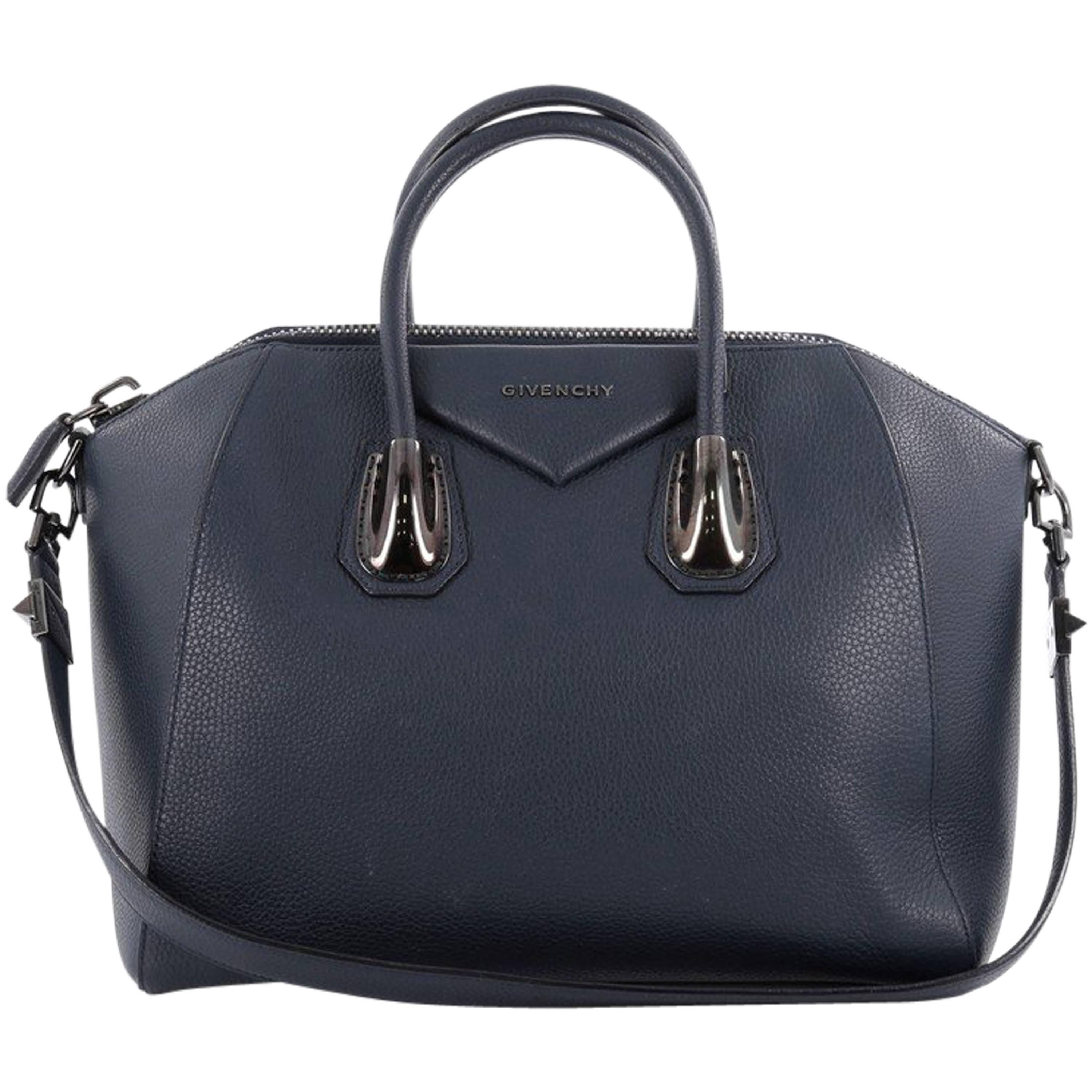Givenchy Antigona Bag Leather and Kenya Metal Medium