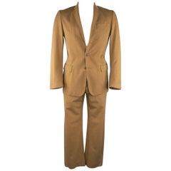 MAISON MARTIN MARGIELA 38 Tan Brown Cotton Chino 32 x 31 Suit