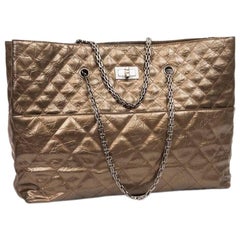 CHANEL Tote Bag Gilded Bronze Aged Leather