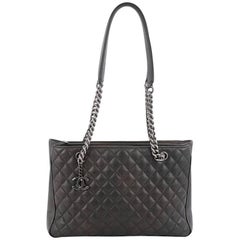 Chanel Rock in Rome Shopping Tote Quilted Goatskin Large