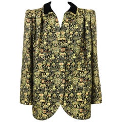 1970s Valentino Silk Jacquard Jacket
