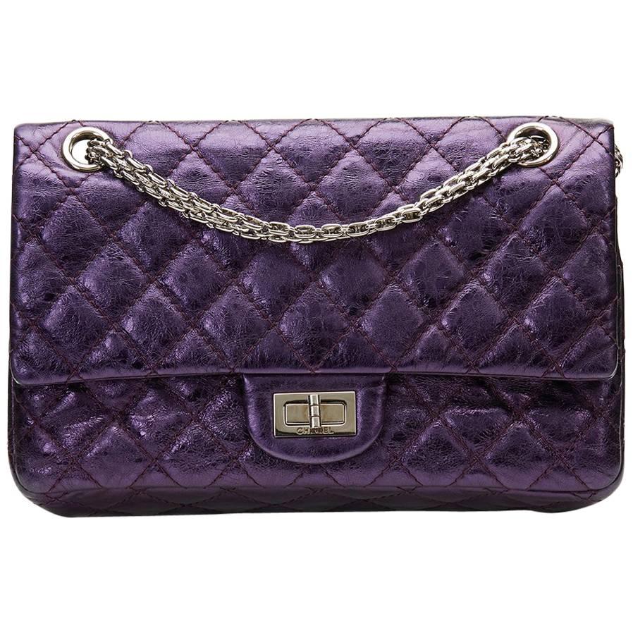 Chanel Purple Reissue 2.55 Classic 226 Flap Bag