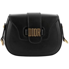Christian Dior D-Fence Saddle Bag Leather Small