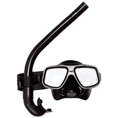 Retro Tom Ford for Gucci S/S 1999 Black Resin Snorkel and Mask Set