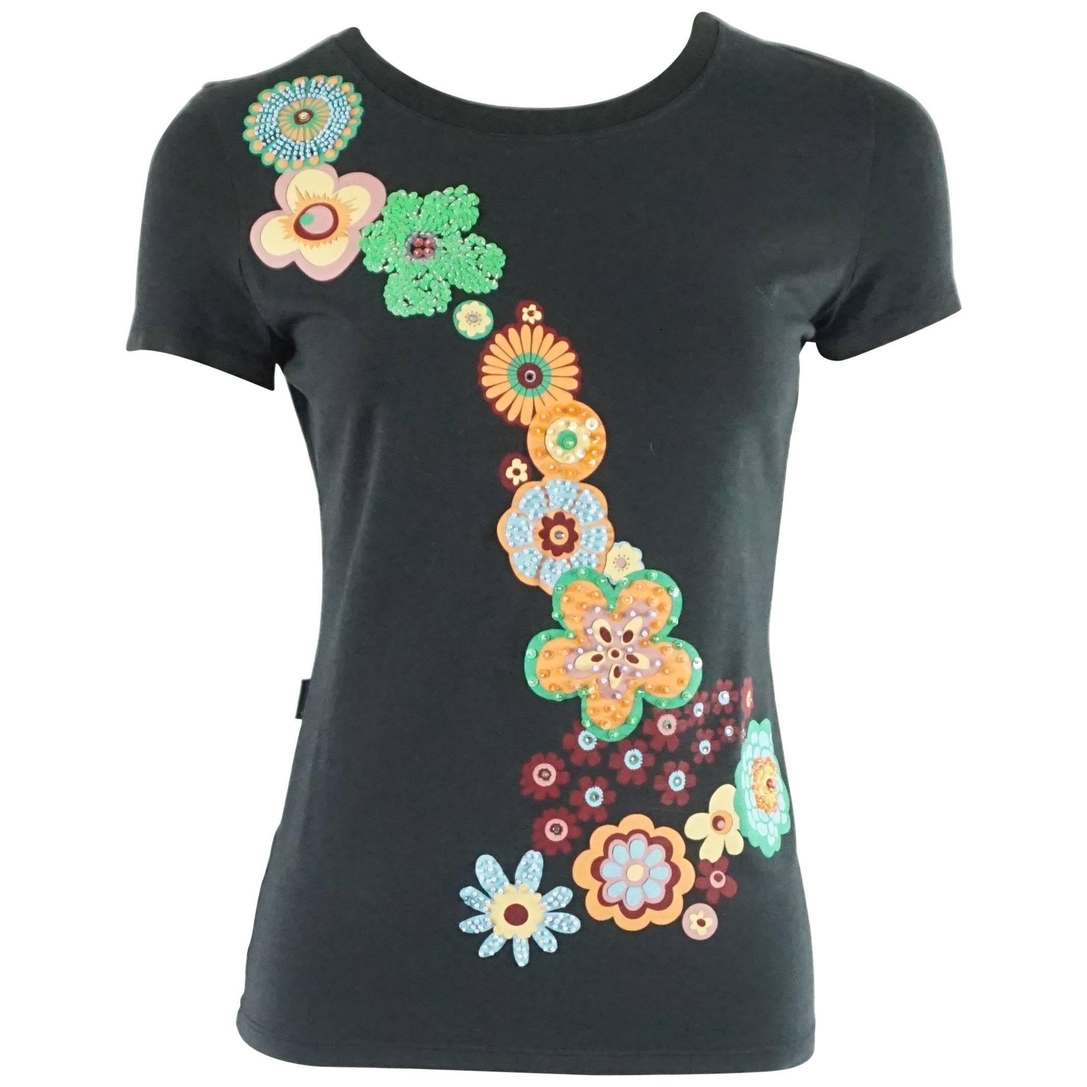 moschino flower shirt