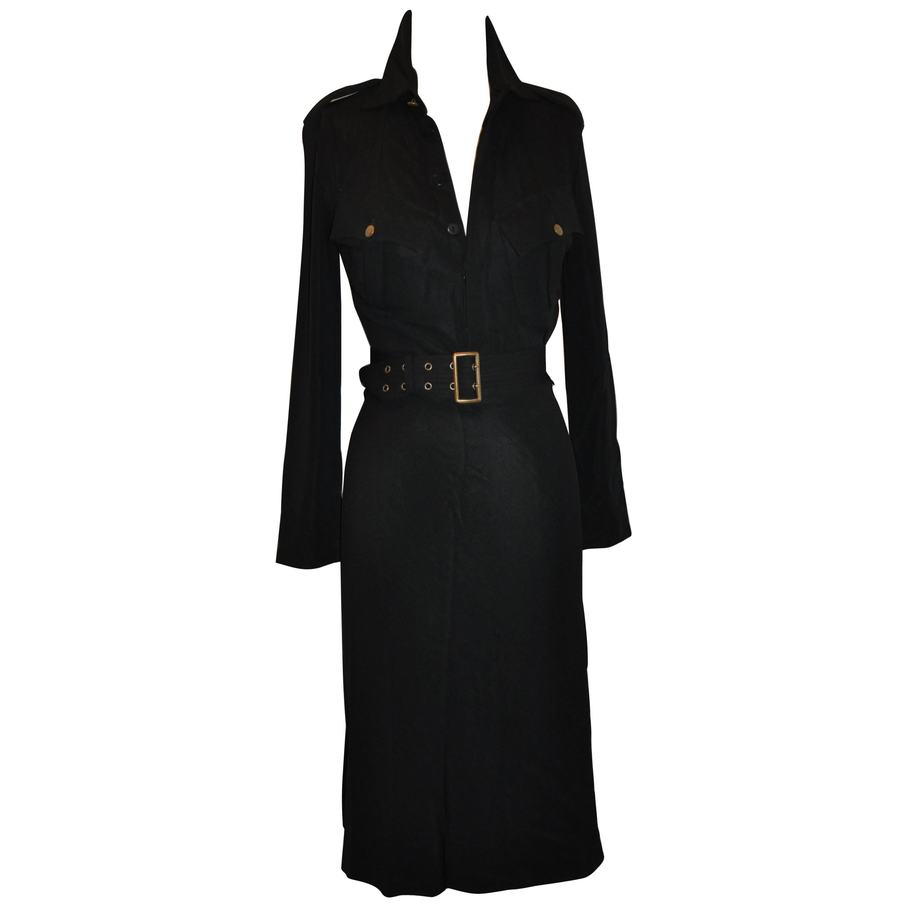 Jean Paul Gaultier Versátil "Vestidito negro" ceñido al cuerpo en venta