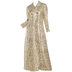 1960s French Gold and Silk Opera Coat 8